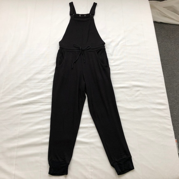 silence + noise Other - Urban Outfitters Black Jogger Jumpsuit